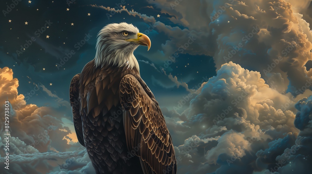 Fototapeta premium eagle in the sky