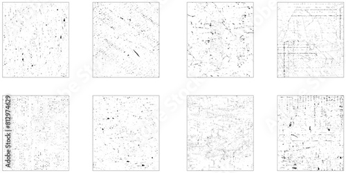 Grunge set stripe. Vector illustration.  distressed overlay background .Vector illustration.