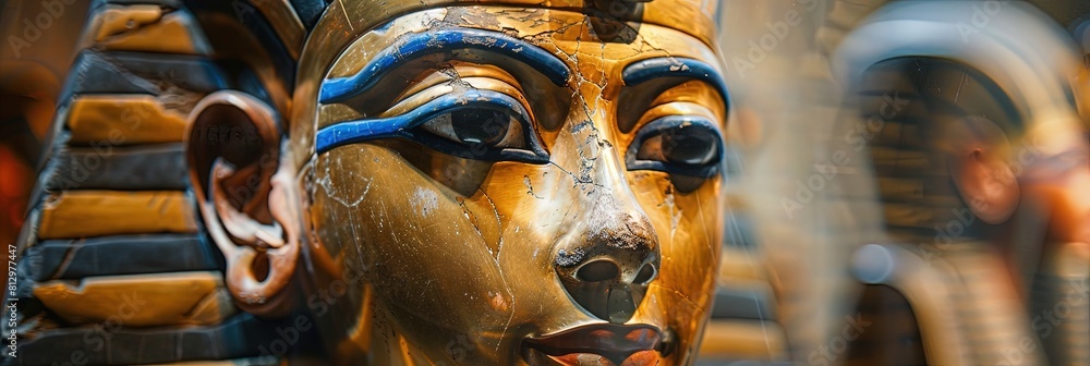Egyptian museum display indoors with ancient artifacts Stock Photo ...