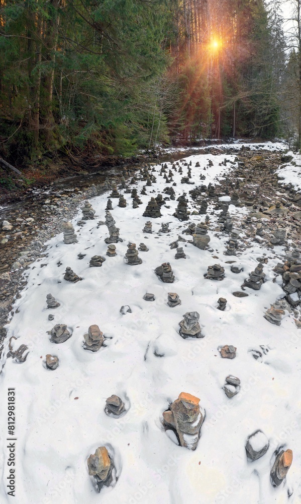 stone structures land art