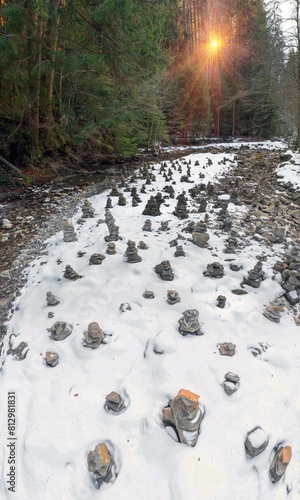 stone structures land art