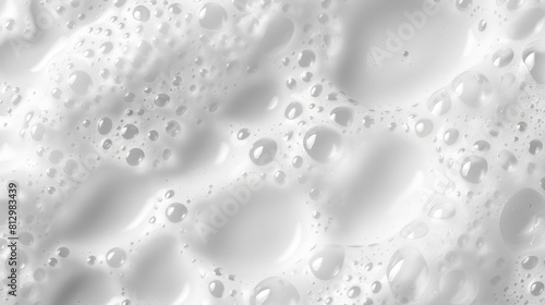 Abstract white soap foam bubbles texture background  © Rauf