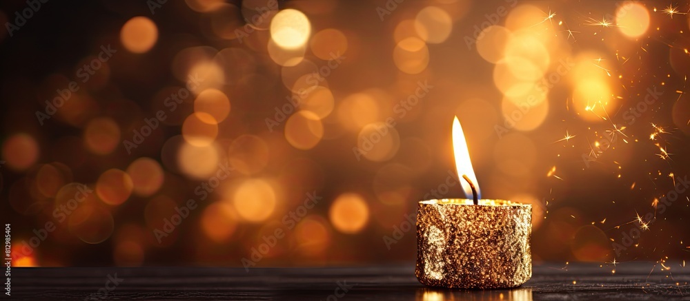Fire Radiating Light A captivating blurred Bengal fire radiating a beautiful golden glow ...