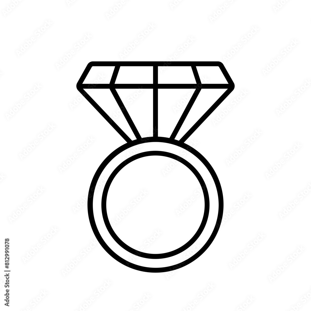 Icon Line color black Special ring Icon Line color black Special ring