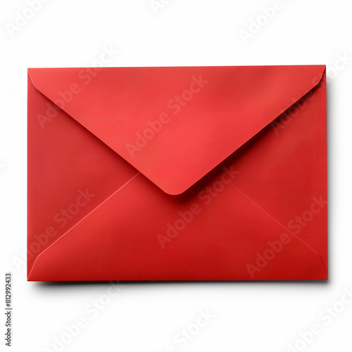 a close up of a red envelope with a red envelope inside