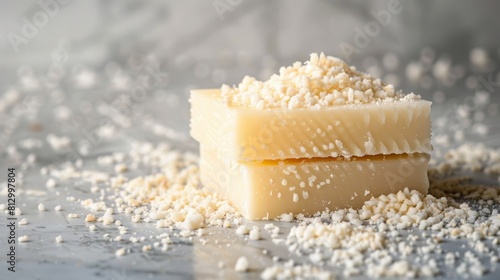 Grated soap for natural laundry.  Eco friendly way how to wash laundry. Good for people with allergy.