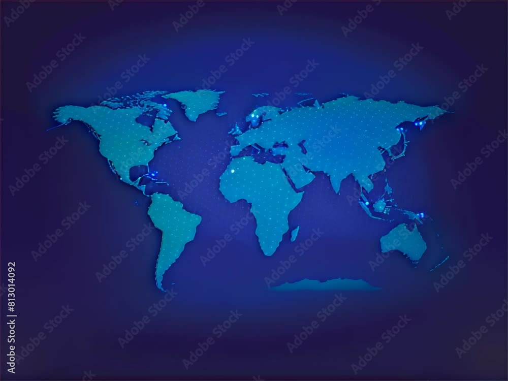 World map social communication network motion background
World map social communication network motion background