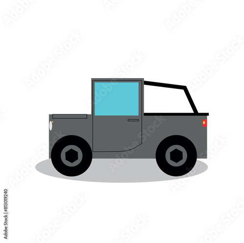 toy truck isolated on white background