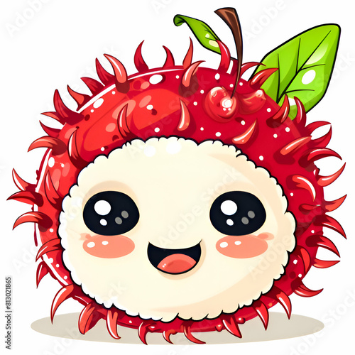 baby cartoon rambutan