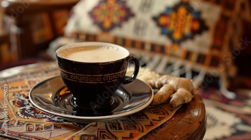 The cuisine of Yemen. White coffee.
