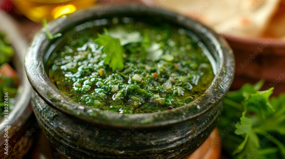 The cuisine of Yemen. Yemeni sugar. The sauce is green. Green hot pepper, coriander, ground chilba, coriander seeds, Garlic, Olive oil, Lemon juice, Ground black pepper. The cuisine of Yemen. Yemeni sugar. The sauce is green. Green hot pepper, coriander, ground chilba, coriander seeds, Garlic, Olive oil, Lemon juice, Ground black pepper.
