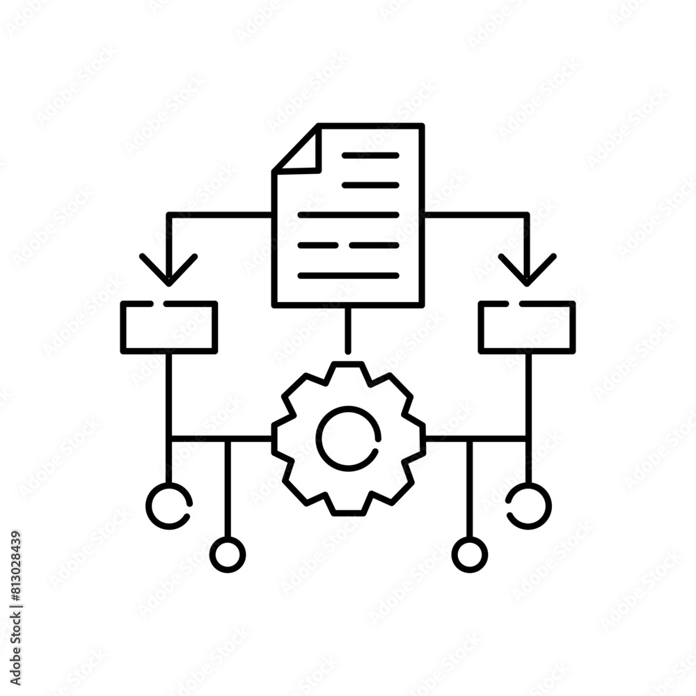 Machine Learning, ML, Vector Illustration Icon Design Machine Learning, ML, Vector Illustration Icon Design