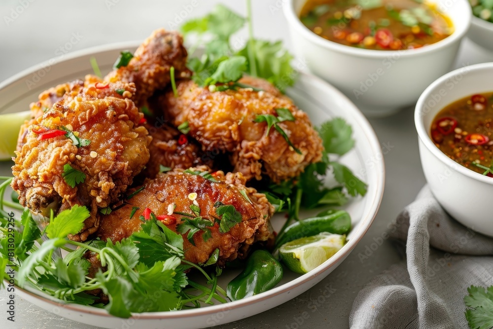 Vietnamese-style Fried Chicken Recipe with Curry Dipping Sauce: A Culinary Journey into Asian Cuisine Vietnamese-style Fried Chicken Recipe with Curry Dipping Sauce: A Culinary Journey into Asian Cuisine