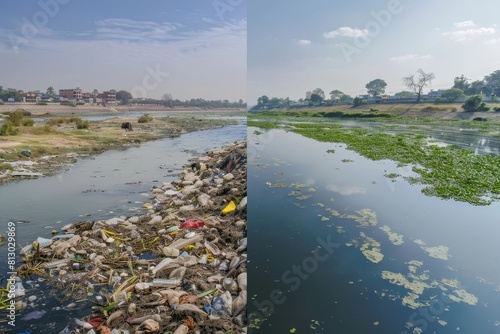 Transforming Polluted River into a Vibrant Water Body for World Water Day Campaign photo