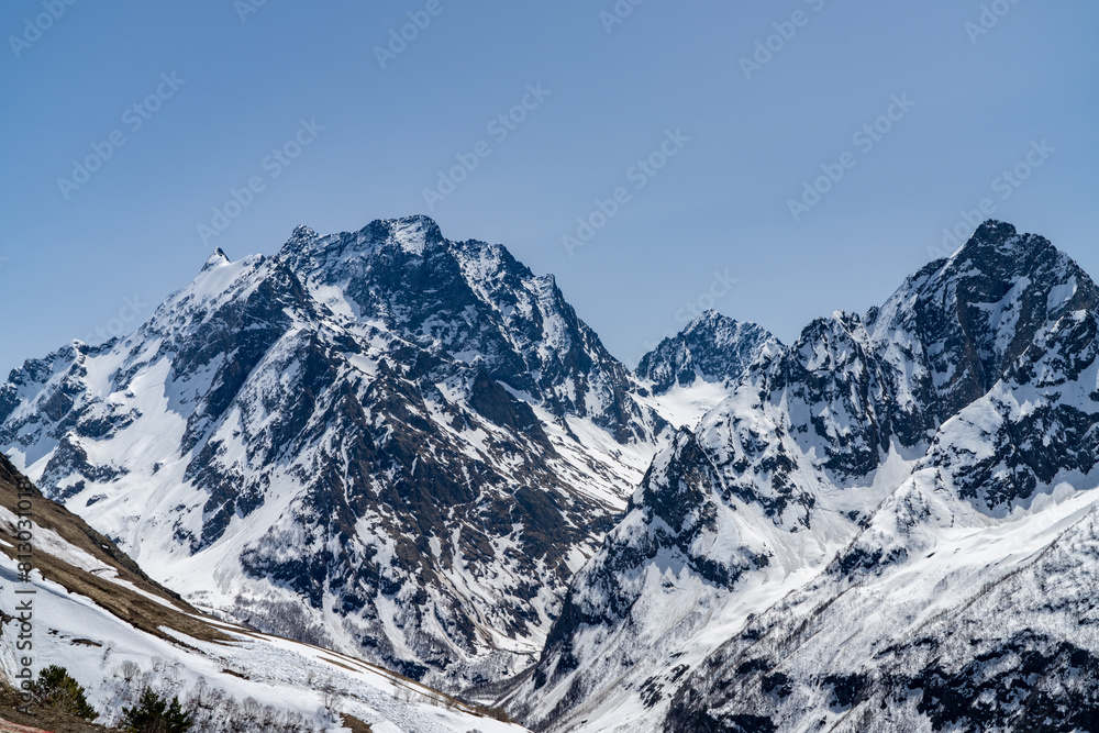 Winter mountain landscape