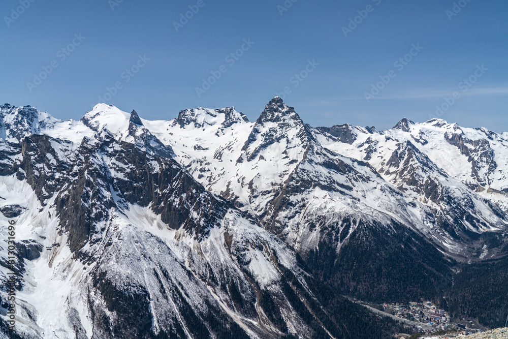 Winter mountain landscape Winter mountain landscape