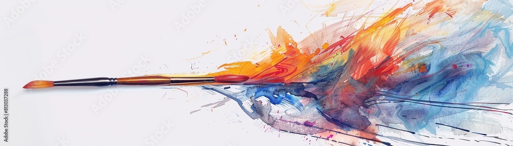 Paintbrush, Emotion Absorption, Reflection of Inner World, Artists true expression Paintbrush, Emotion Absorption, Reflection of Inner World, Artists true expression