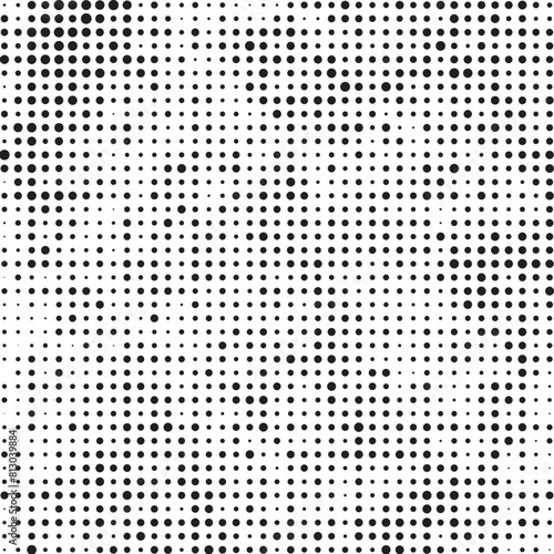 Dots Halftone on White Clean Background Vector Design