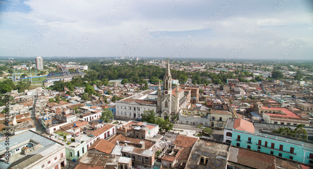 Camaguey, Cuba Historical City Centre aerial photos Camaguey, Cuba Historical City Centre aerial photos