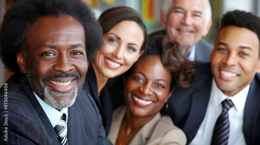 Diverse Group of Business people and coworkers Smiling at Camera in Office Environment Diverse Group of Business people and coworkers Smiling at Camera in Office Environment