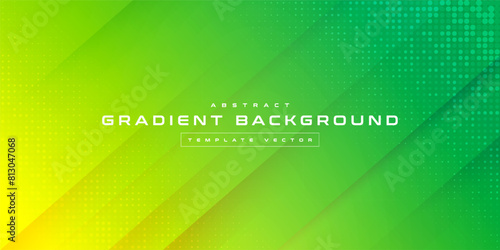 Digital technology banner yellow green background concept, cyber technology, abstract social media tech, innovation future data, internet network, Ai big data, line dot connection, illustration vector