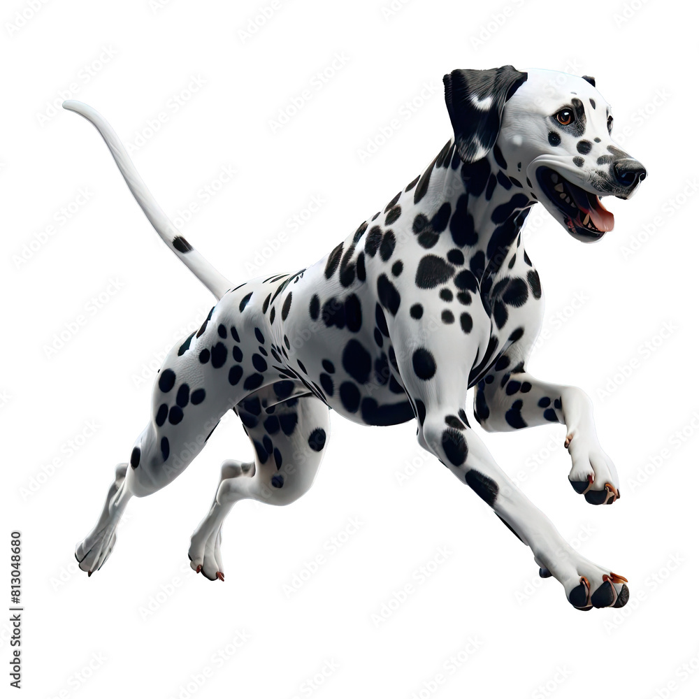 dog, dalmatian Isolated transparent background