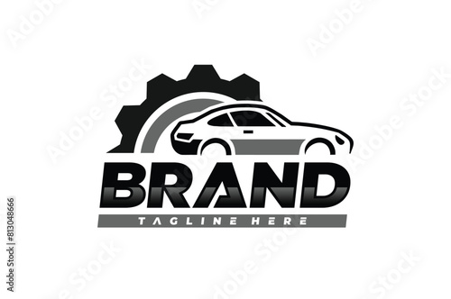 car gear settings logo