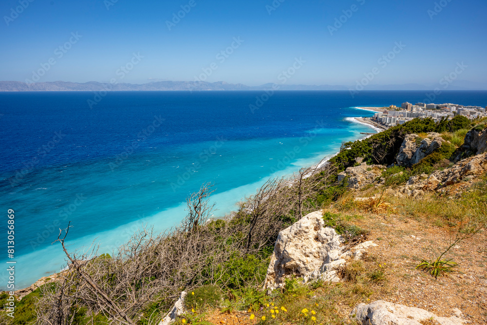 Turquoise beaches of Rhodes,Greece Turquoise beaches of Rhodes,Greece