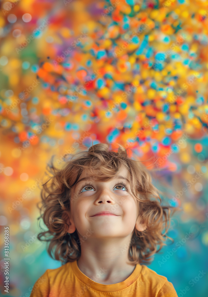 Child imagination, fantasy world Child imagination, fantasy world