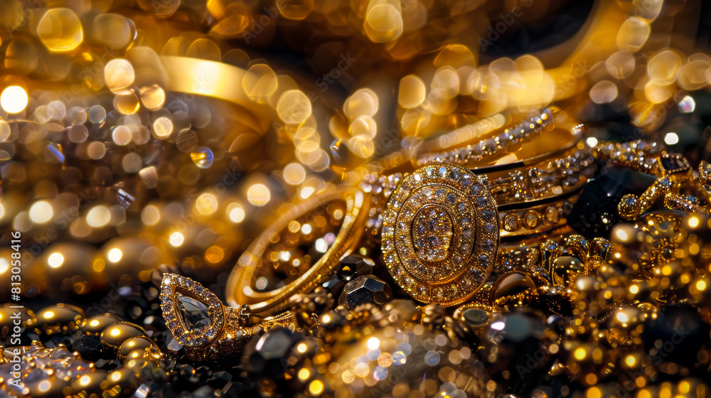 jewelrygold blackground jewelrygold blackground