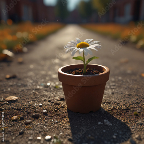 flower in a pot