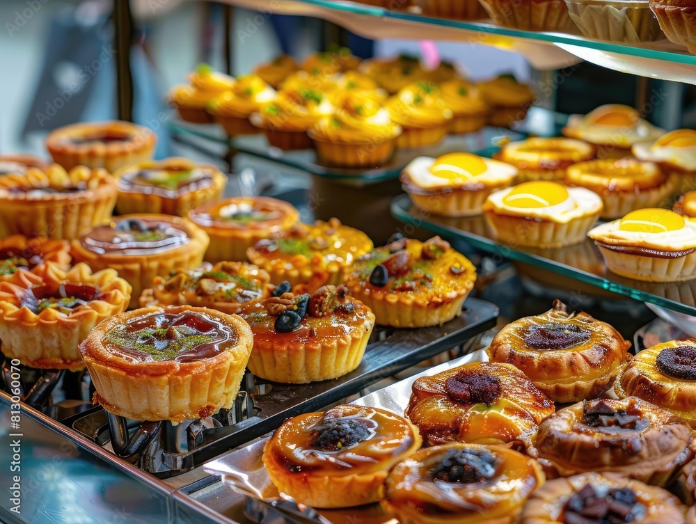 Chinese Desserts Sweet treats like egg tarts and red bean cakes