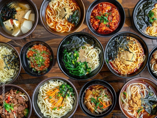 Noodle Dishes Long noodles for longevity, served in many styles