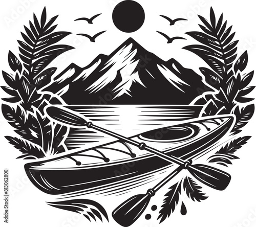 Kayak Illustration