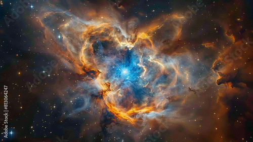 Cosmic Elegance An Awe-Inspiring View of a Planetary Nebula