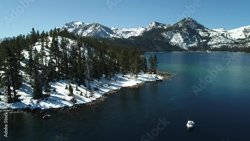 Beautiful Lake Tahoe and emerald bay