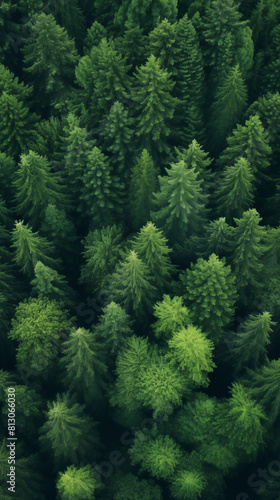 Trees and Vegetation Image, Pattern Style, For Wallpaper, Desktop Background, Smartphone Cell Phone Case, Computer Screen, Cell Phone Screen, Smartphone Screen, 9:16 Format - PNG