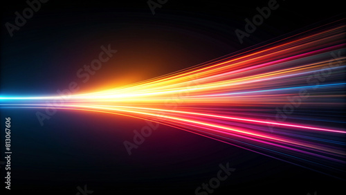 abstract background with glowing lines