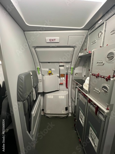 After emergency exit door A320