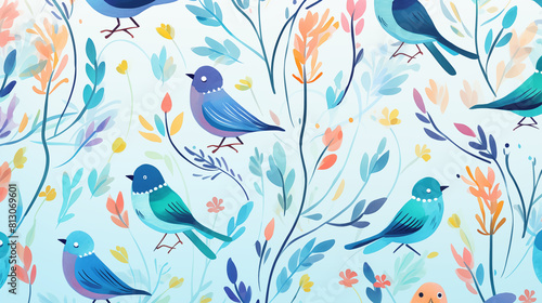 Bird Image  Pattern Style  For Wallpaper  Desktop Background  Smartphone Cell Phone Case  Computer Screen  Cell Phone Screen  Smartphone Screen  16 9 Format - PNG