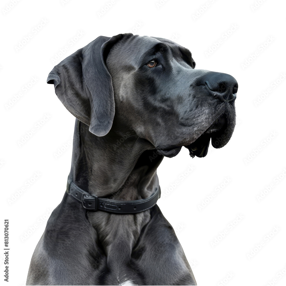 Great Dane, isolated on a white or transparent background Great Dane, isolated on a white or transparent background