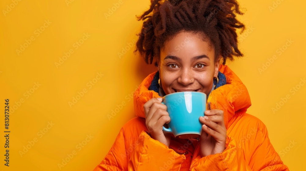 Woman Holding a Warm Mug