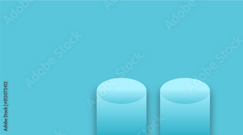 Abstract minimal scene of 3d display product with geometric podium platform. 3d vector rendering of background with podium. place for cosmetic products. Stage performance over white studio 3d