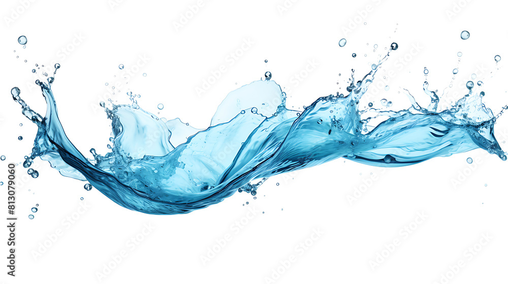 water splash on white background water splash on white background