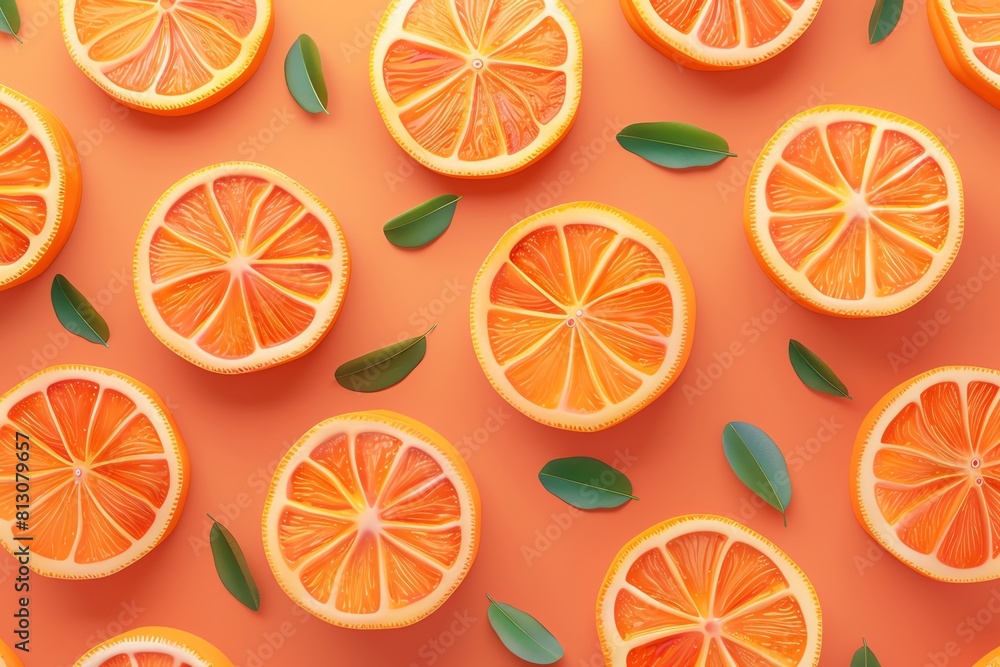 Tangerine orange flat style background for modern and fresh designs Tangerine orange flat style background for modern and fresh designs