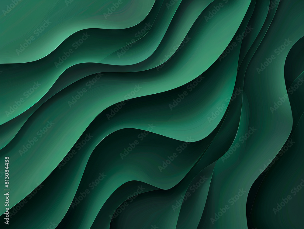 A green abstract background with wavy lines. A green abstract background with wavy lines.