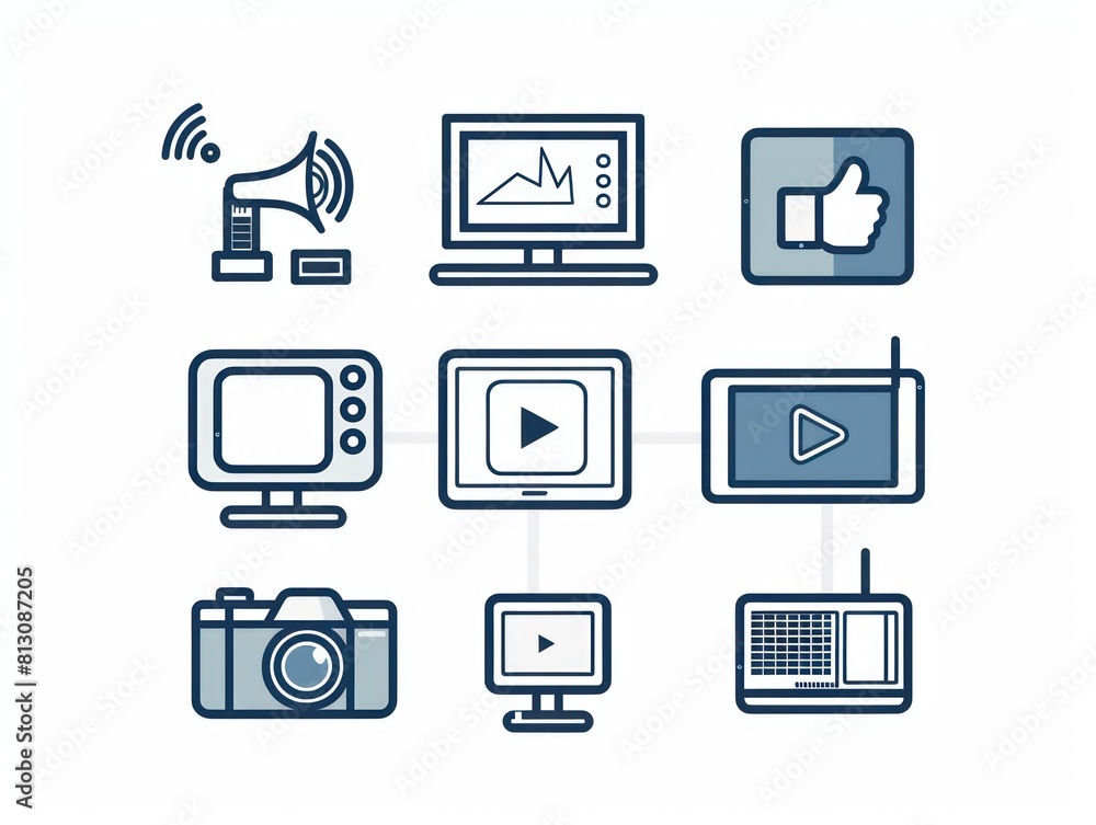 A icon symbolizing business documents, featuring a clean and modern design suitable for web and office applications A icon symbolizing business documents, featuring a clean and modern design suitable for web and office applications