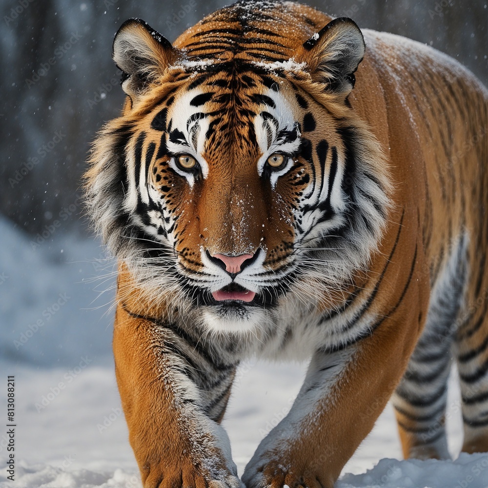 Obraz premium Tiger. Generative AI Technologie