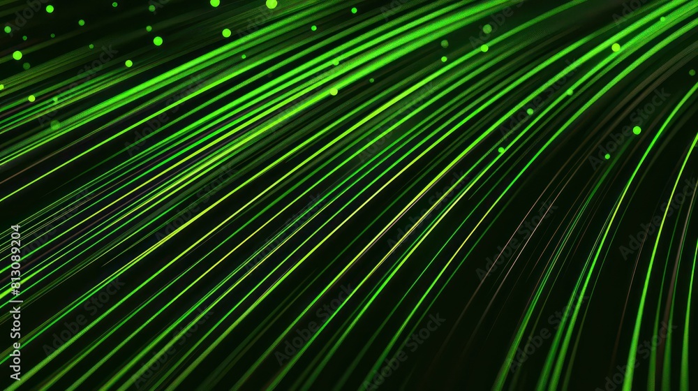 A dynamic wave design in green and black, showcasing geometric patterns and light lines, providing a seamless texture for creative art and illustration A dynamic wave design in green and black, showcasing geometric patterns and light lines, providing a seamless texture for creative art and illustration
