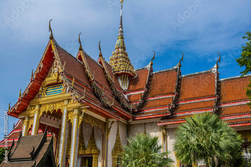 Wallpaper Mural Beautiful Wat Chalong buddhist gold temple in Phuket thailand Torontodigital.ca